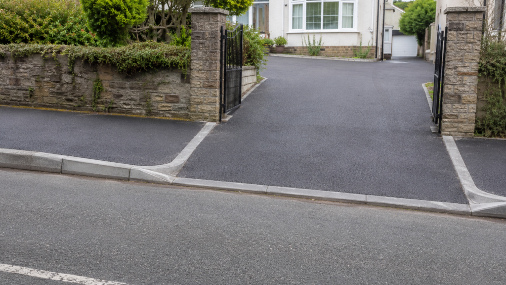New Tarmac Dropped Kerb Crossing