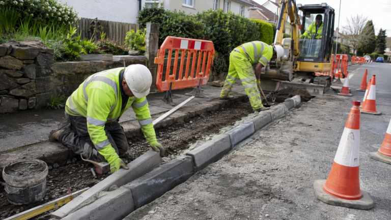 South Devon Residential Dropped Kerb Installation